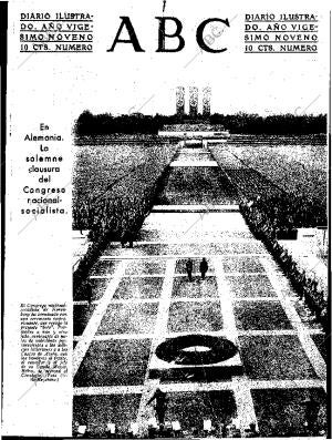 ABC SEVILLA 09-09-1933 página 1