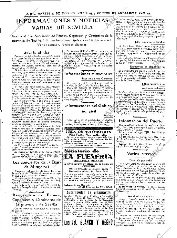 ABC SEVILLA 12-09-1933 página 27