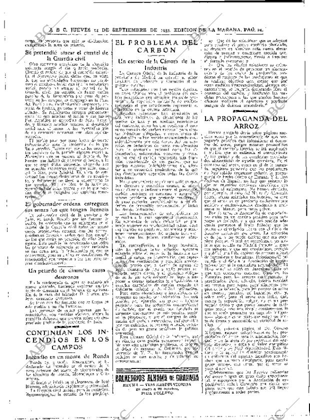 ABC MADRID 14-09-1933 página 24