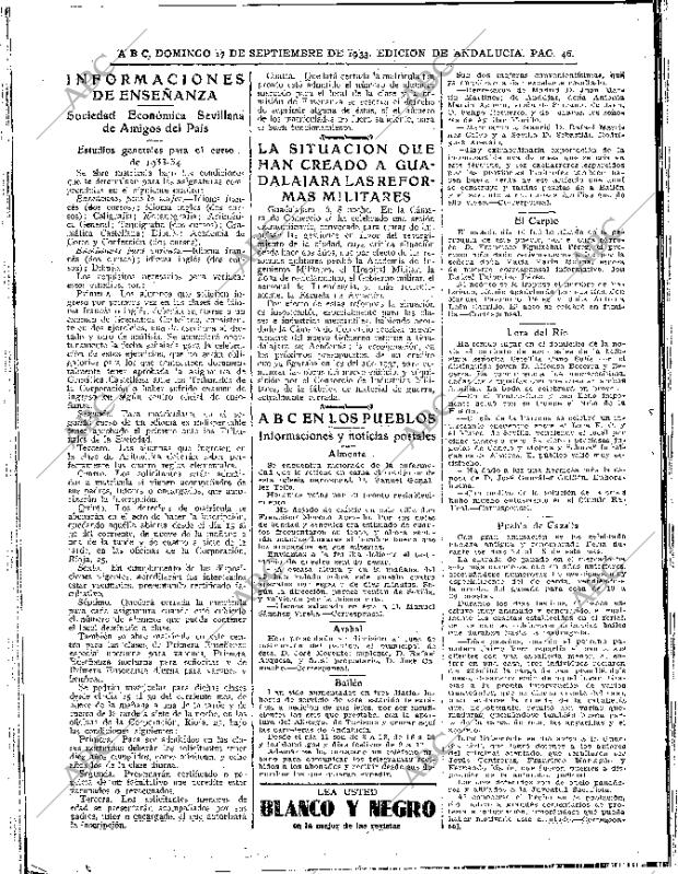 ABC SEVILLA 17-09-1933 página 46