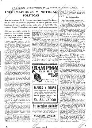 ABC MADRID 19-09-1933 página 19