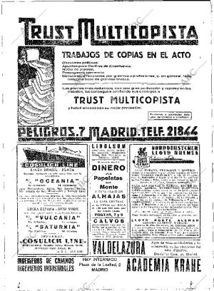 ABC MADRID 19-09-1933 página 2