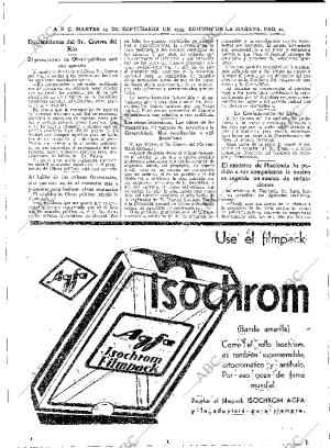 ABC MADRID 19-09-1933 página 20