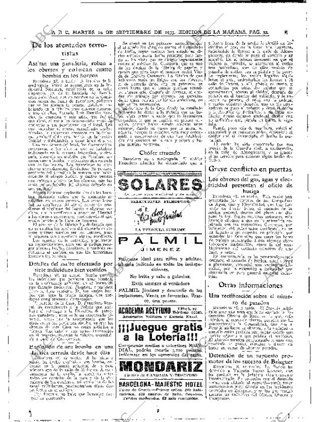 ABC MADRID 19-09-1933 página 32