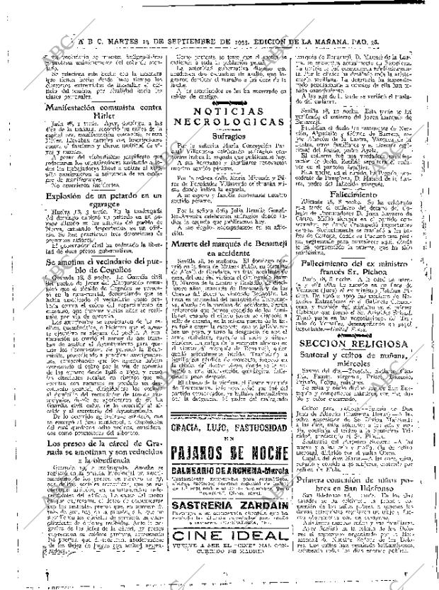 ABC MADRID 19-09-1933 página 36