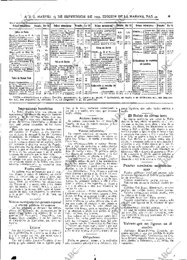 ABC MADRID 19-09-1933 página 43