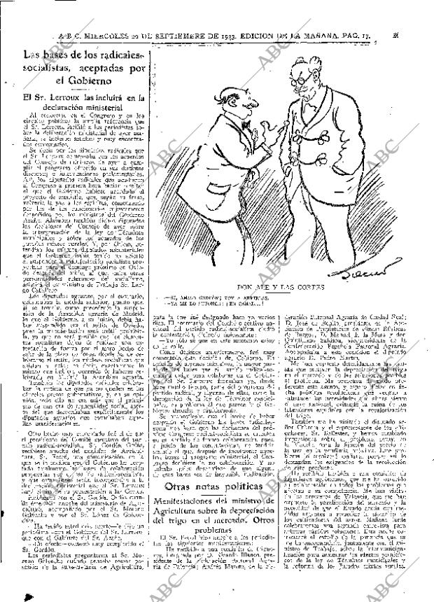 ABC MADRID 20-09-1933 página 17
