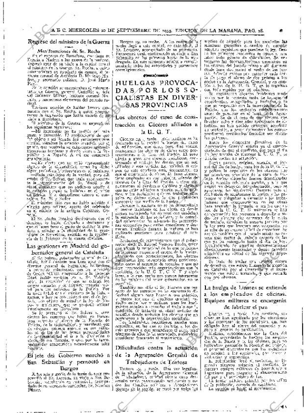 ABC MADRID 20-09-1933 página 18