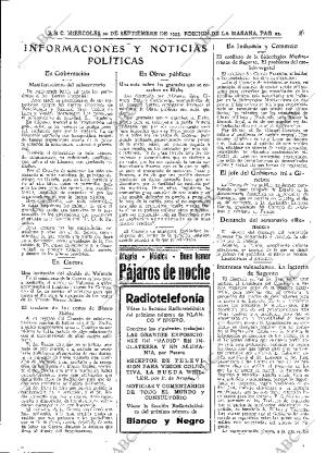 ABC MADRID 20-09-1933 página 23