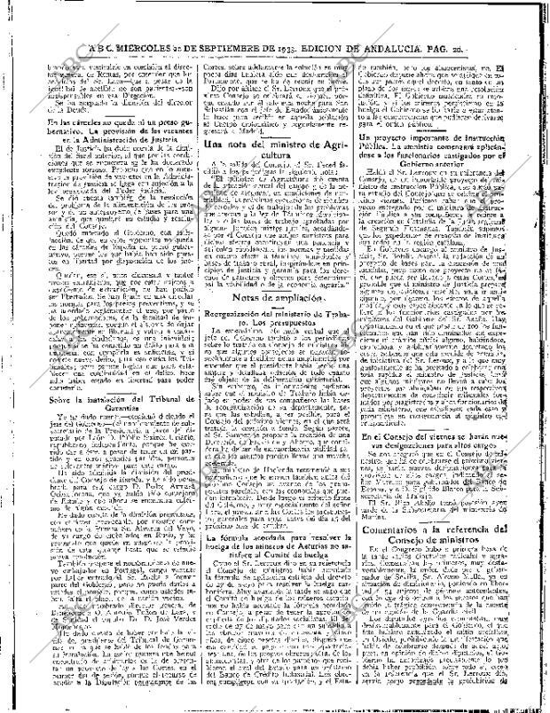 ABC SEVILLA 20-09-1933 página 14