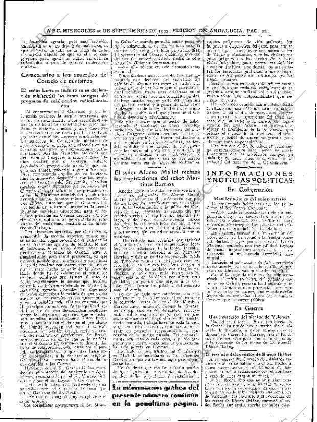 ABC SEVILLA 20-09-1933 página 15