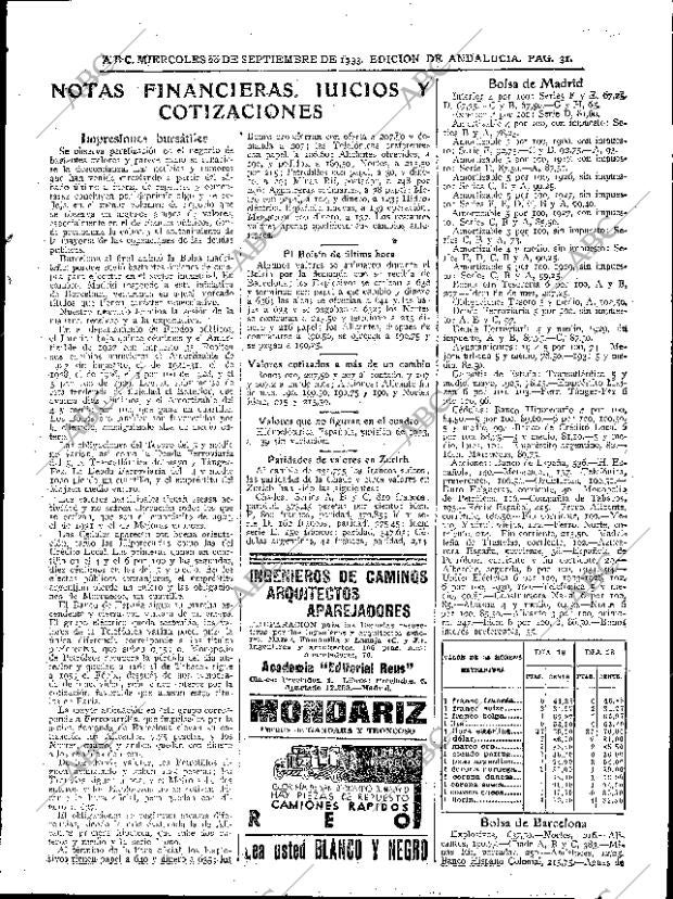 ABC SEVILLA 20-09-1933 página 25
