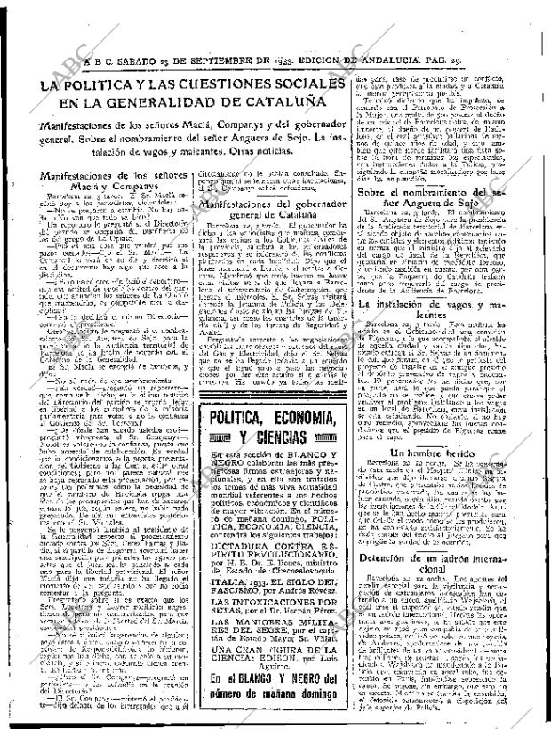 ABC SEVILLA 23-09-1933 página 29