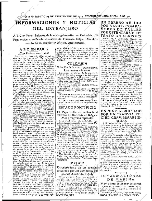 ABC SEVILLA 23-09-1933 página 31