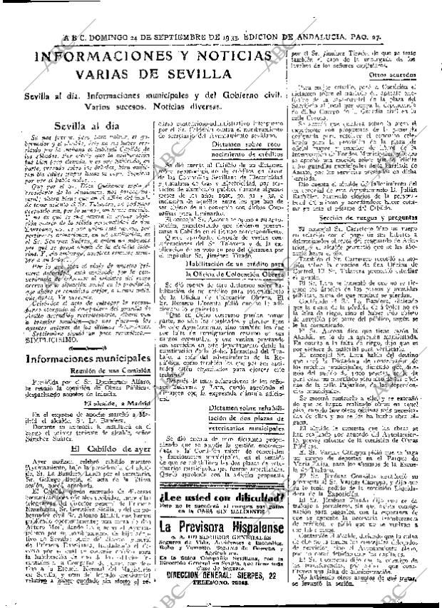 ABC SEVILLA 24-09-1933 página 25