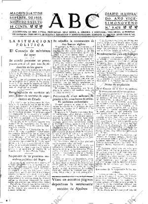 ABC MADRID 27-09-1933 página 15