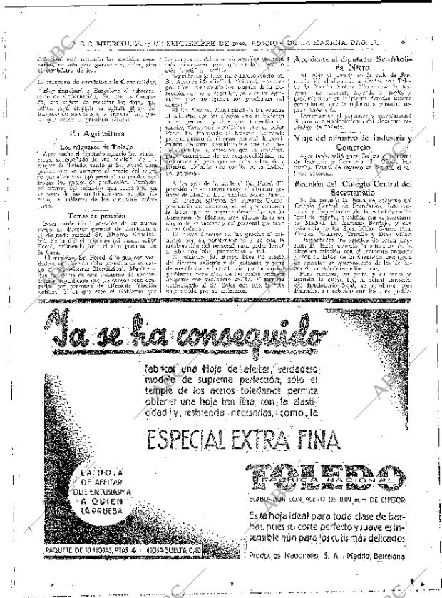 ABC MADRID 27-09-1933 página 18