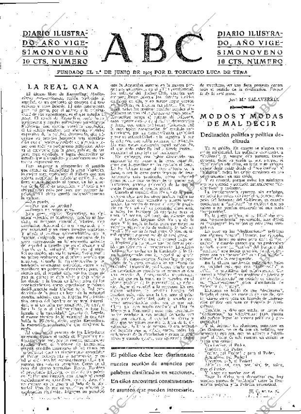 ABC MADRID 27-09-1933 página 3