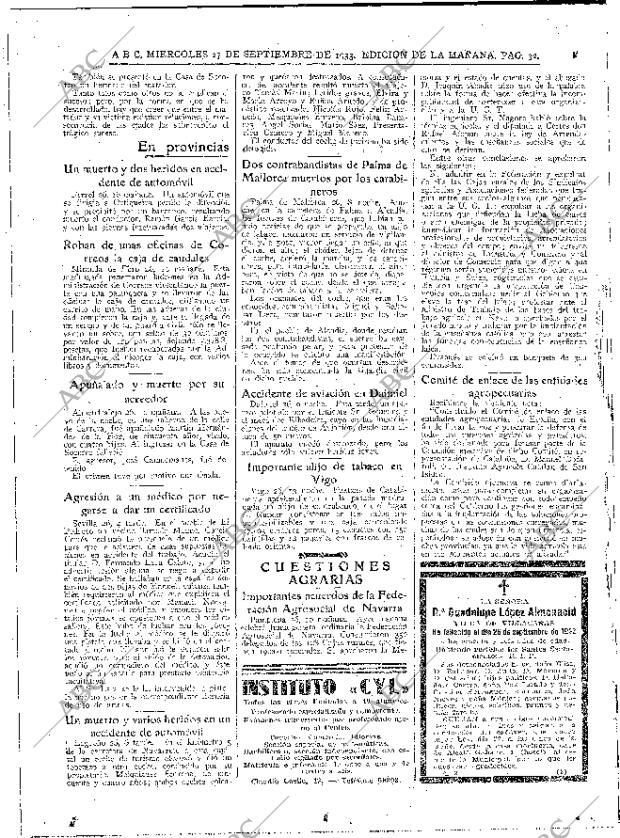 ABC MADRID 27-09-1933 página 32