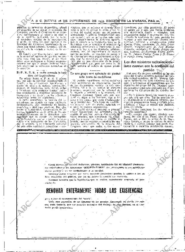 ABC MADRID 28-09-1933 página 22