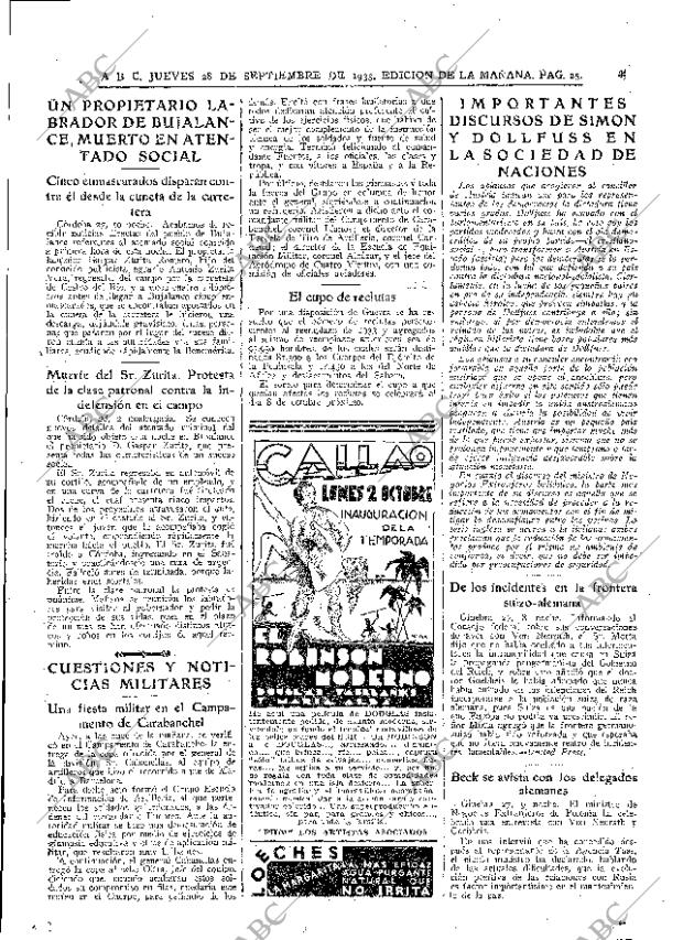 ABC MADRID 28-09-1933 página 25