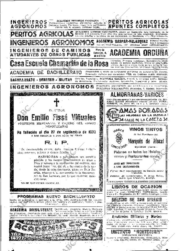 ABC MADRID 28-09-1933 página 49