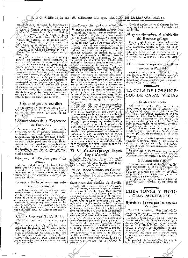 ABC MADRID 29-09-1933 página 25