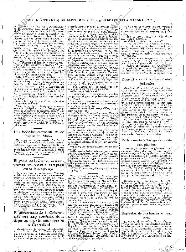 ABC MADRID 29-09-1933 página 30