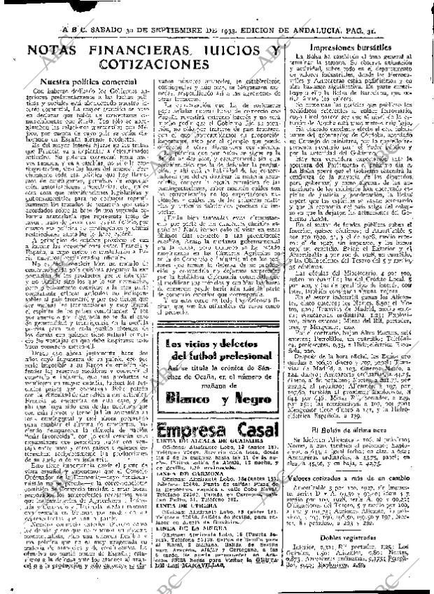 ABC SEVILLA 30-09-1933 página 31