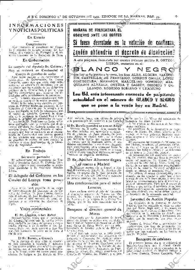 ABC MADRID 01-10-1933 página 33