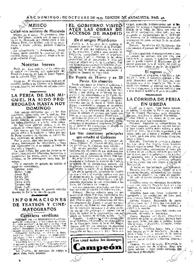 ABC SEVILLA 01-10-1933 página 40