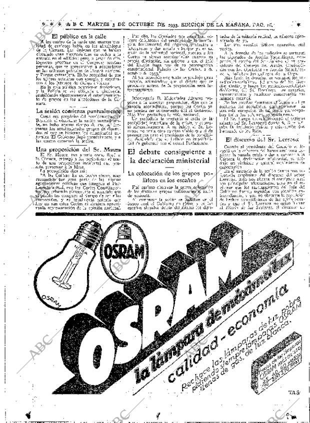 ABC MADRID 03-10-1933 página 16