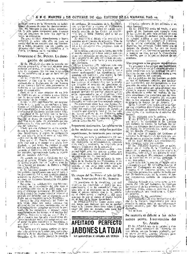 ABC MADRID 03-10-1933 página 24