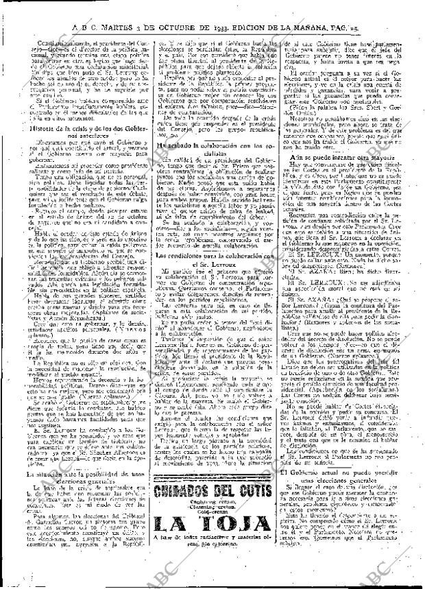 ABC MADRID 03-10-1933 página 25
