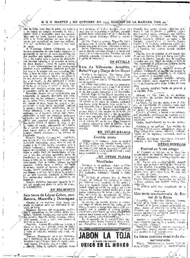 ABC MADRID 03-10-1933 página 40
