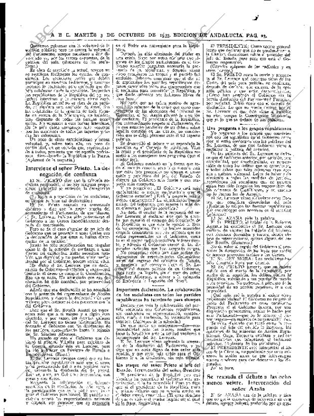 ABC SEVILLA 03-10-1933 página 23
