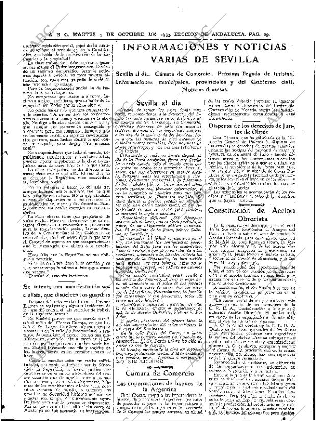 ABC SEVILLA 03-10-1933 página 29