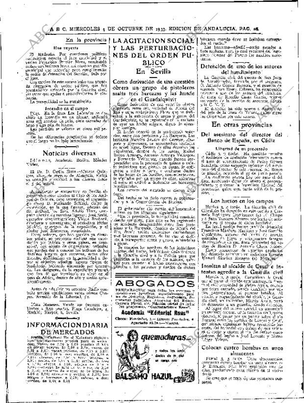 ABC SEVILLA 04-10-1933 página 28