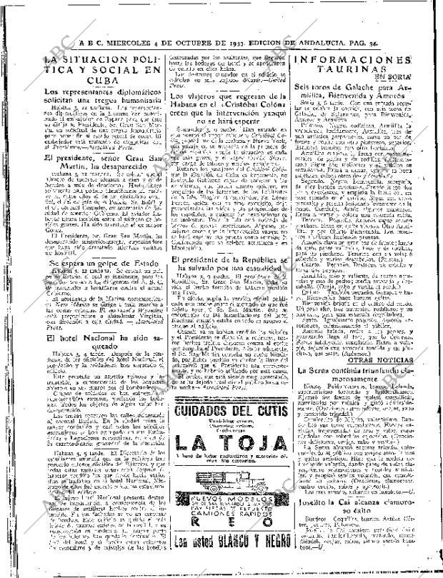 ABC SEVILLA 04-10-1933 página 34