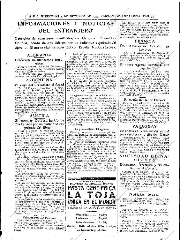 ABC SEVILLA 04-10-1933 página 35