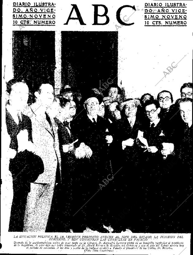 ABC SEVILLA 05-10-1933 página 1