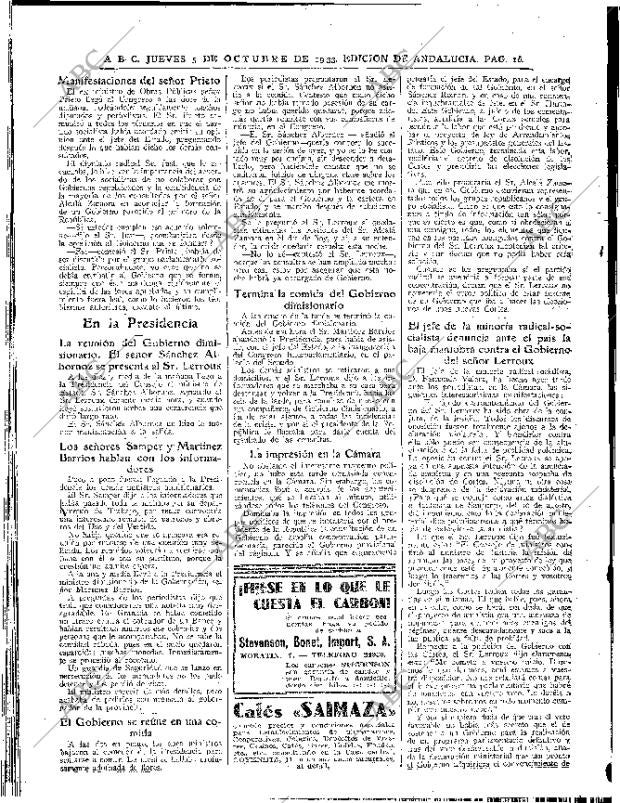 ABC SEVILLA 05-10-1933 página 16