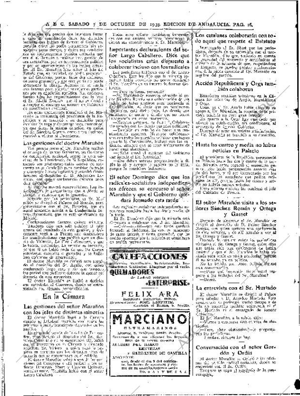ABC SEVILLA 07-10-1933 página 16