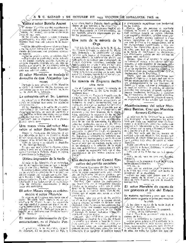 ABC SEVILLA 07-10-1933 página 17