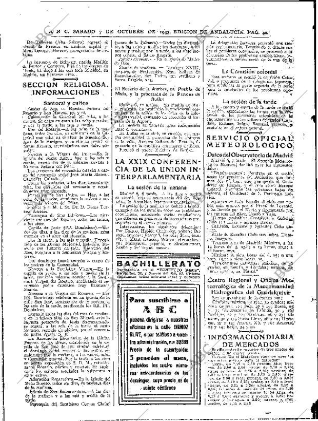 ABC SEVILLA 07-10-1933 página 40