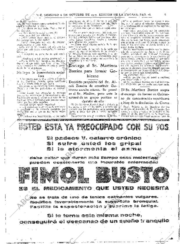 ABC MADRID 08-10-1933 página 28