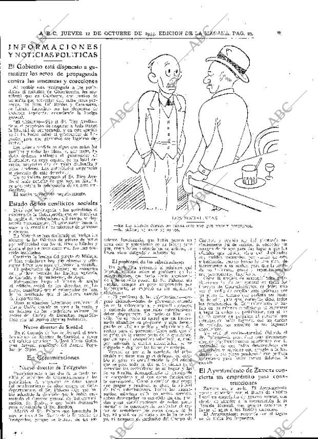 ABC MADRID 12-10-1933 página 29