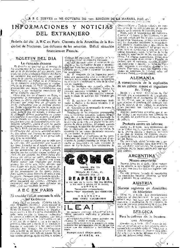 ABC MADRID 12-10-1933 página 47