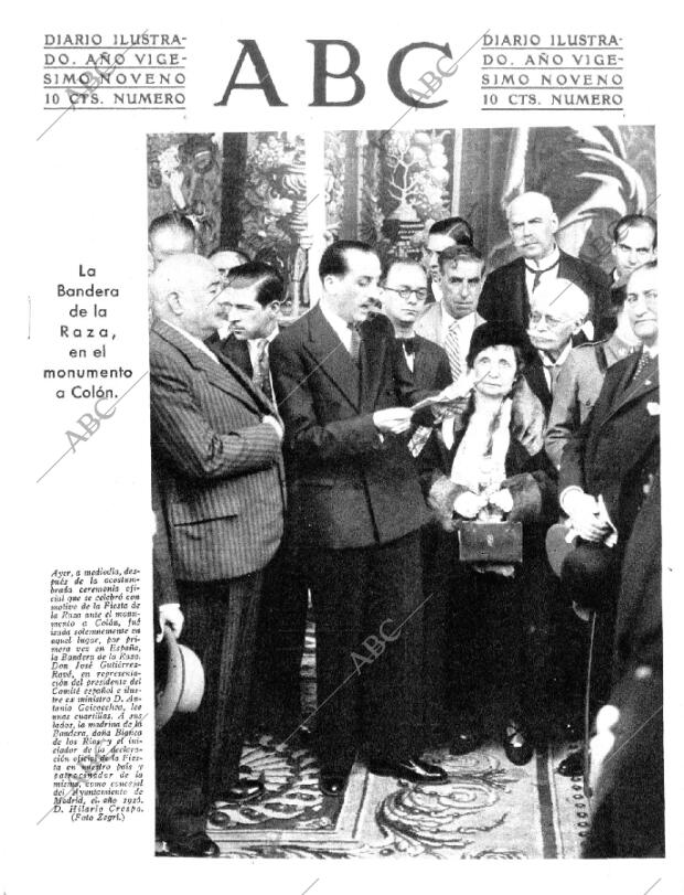 ABC MADRID 13-10-1933 página 1