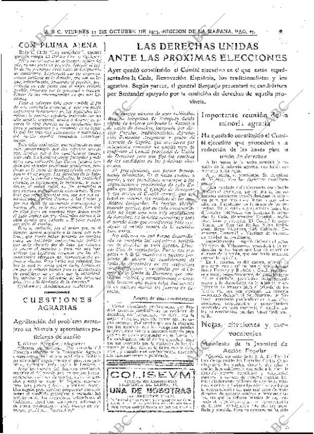 ABC MADRID 13-10-1933 página 17